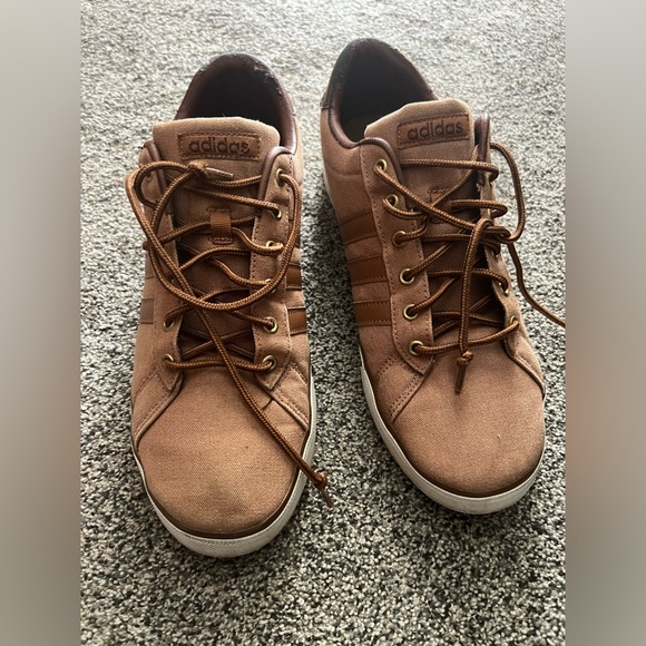 Adidas Neo Daily Men's Skateboarding Brown Sneakers - Picture 2 of 4